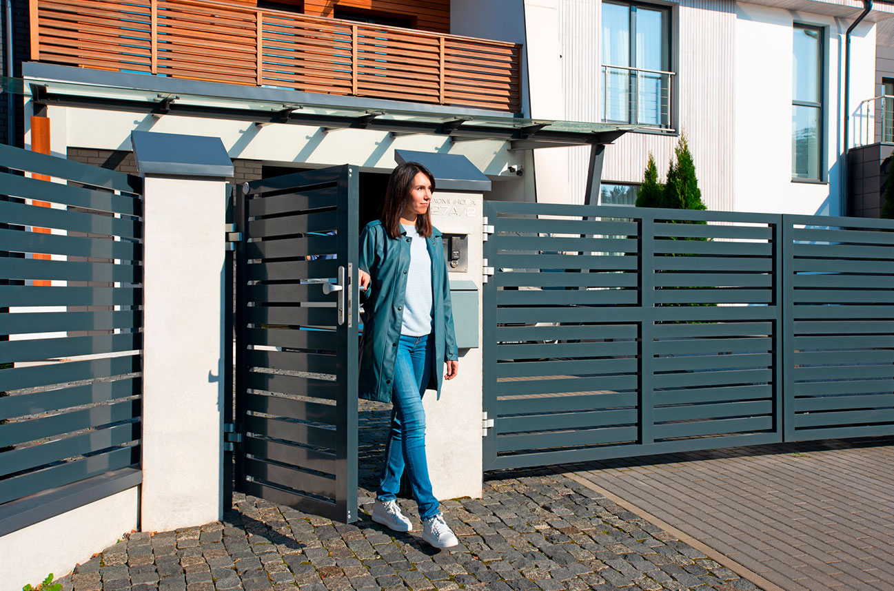 Калитка алюминиевая ALUTECH Prestige