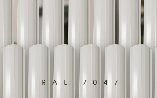 Не жди морозов. СКИДКА 30% на штакетник Рубин в цвете Телегрей RAL 7047