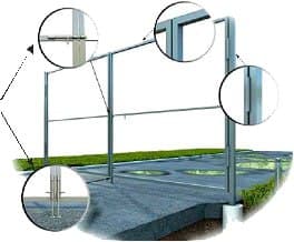 Распашные ворота